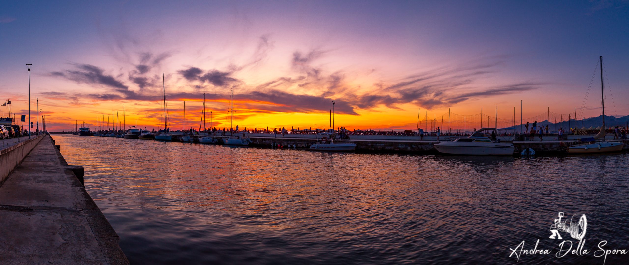 Viareggio al tramonto