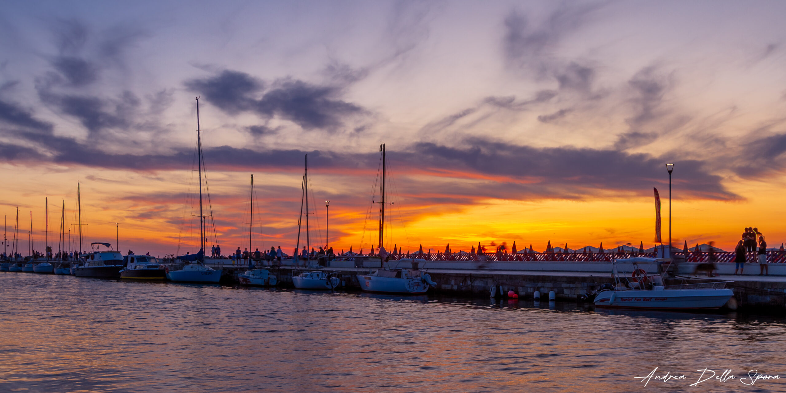 Viareggio al tramonto