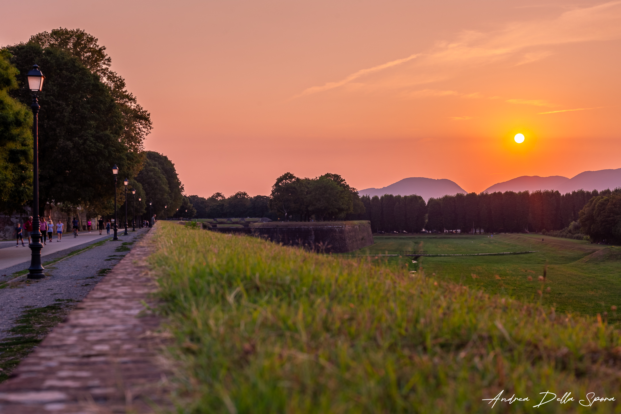 Mura di Lucca – Tramonto