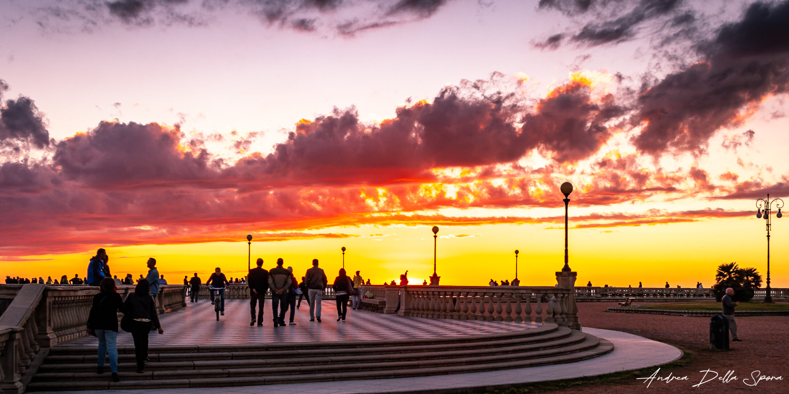 Livorno – Tramonto dalla Terrazza Mascagni