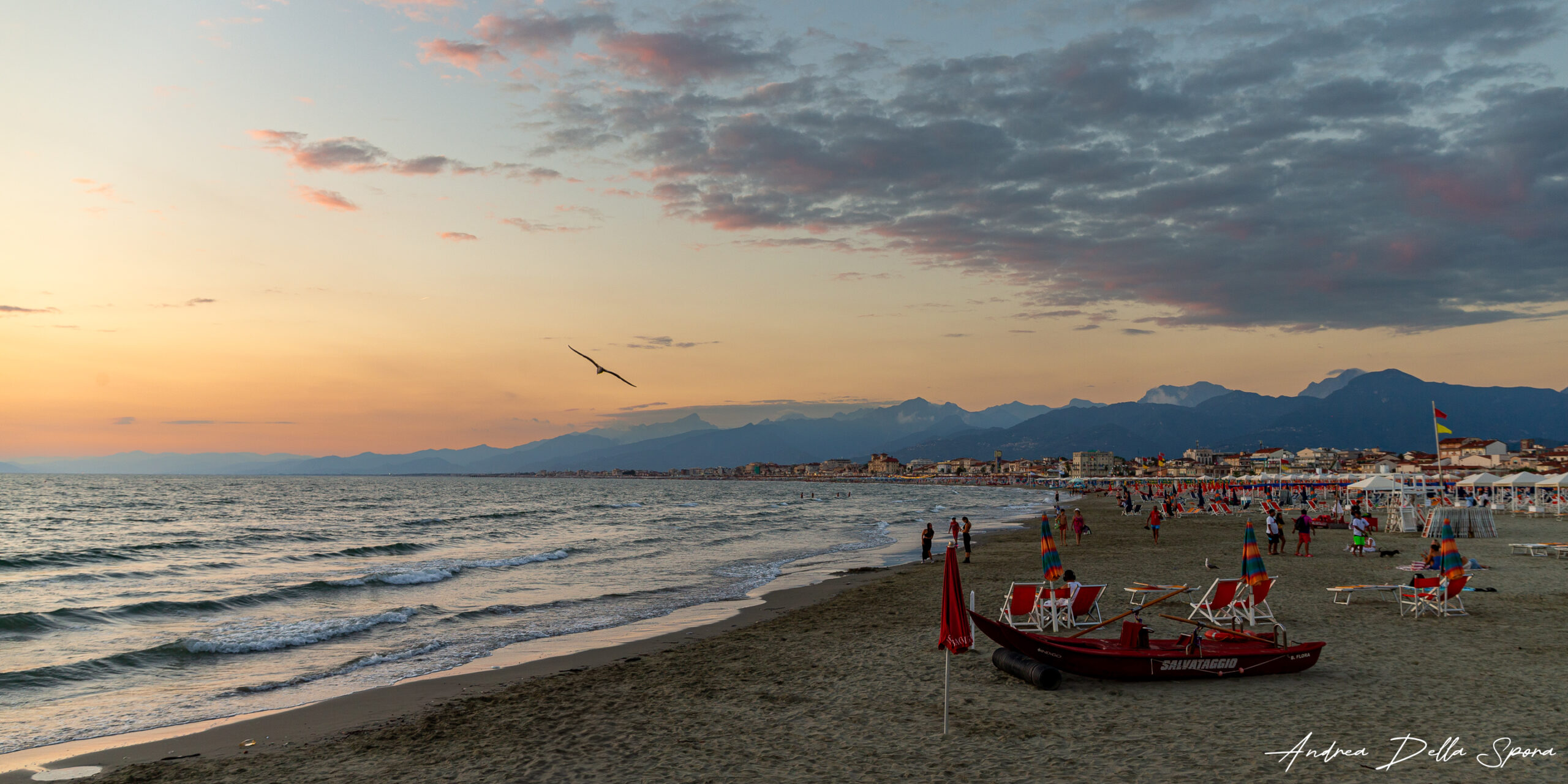 Tramonto sul mare